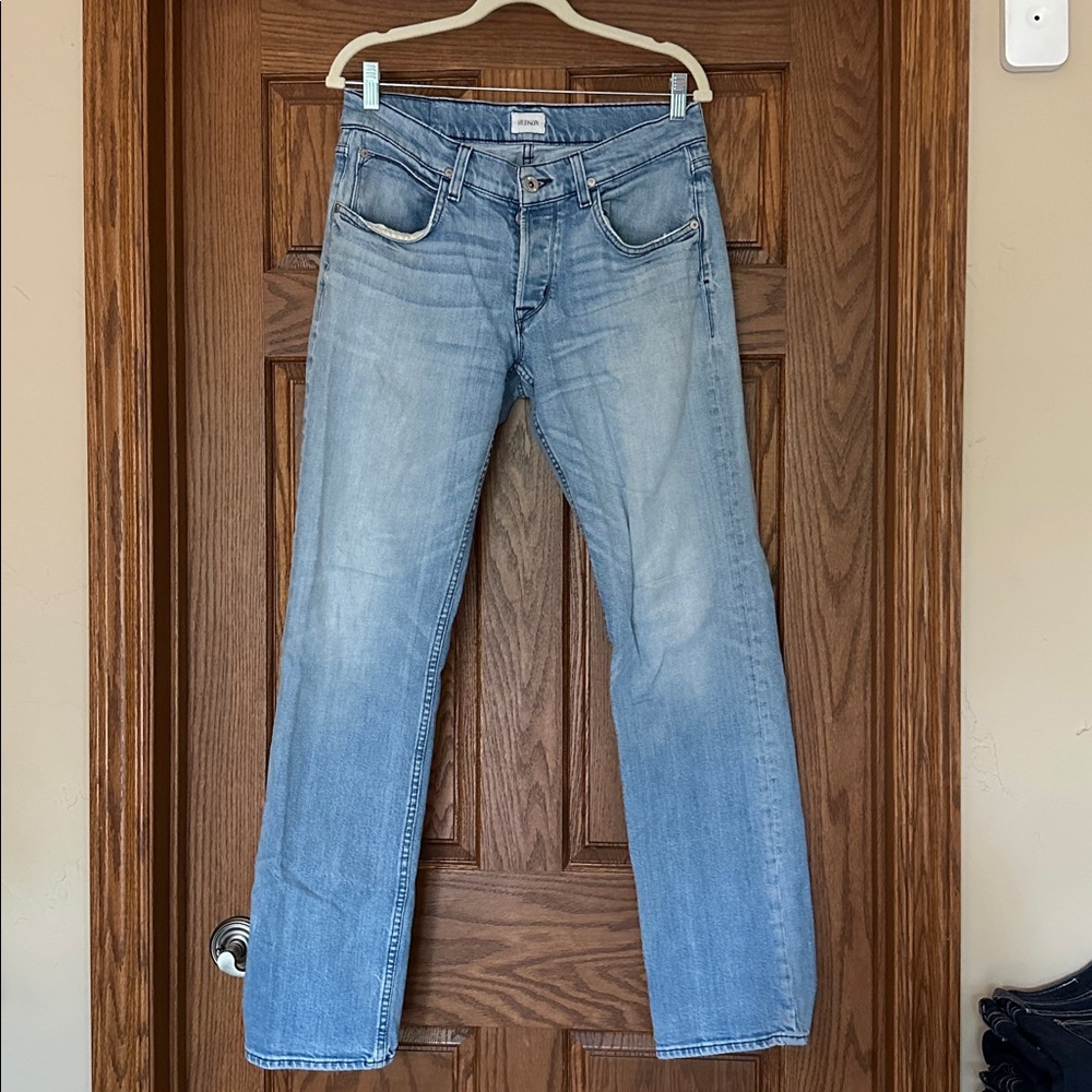 Hudson Byron Light Wash Denim Jeans - Light Blue